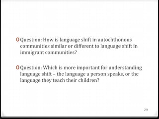 The Politically Incorrect Guide to Language Death Slide 29