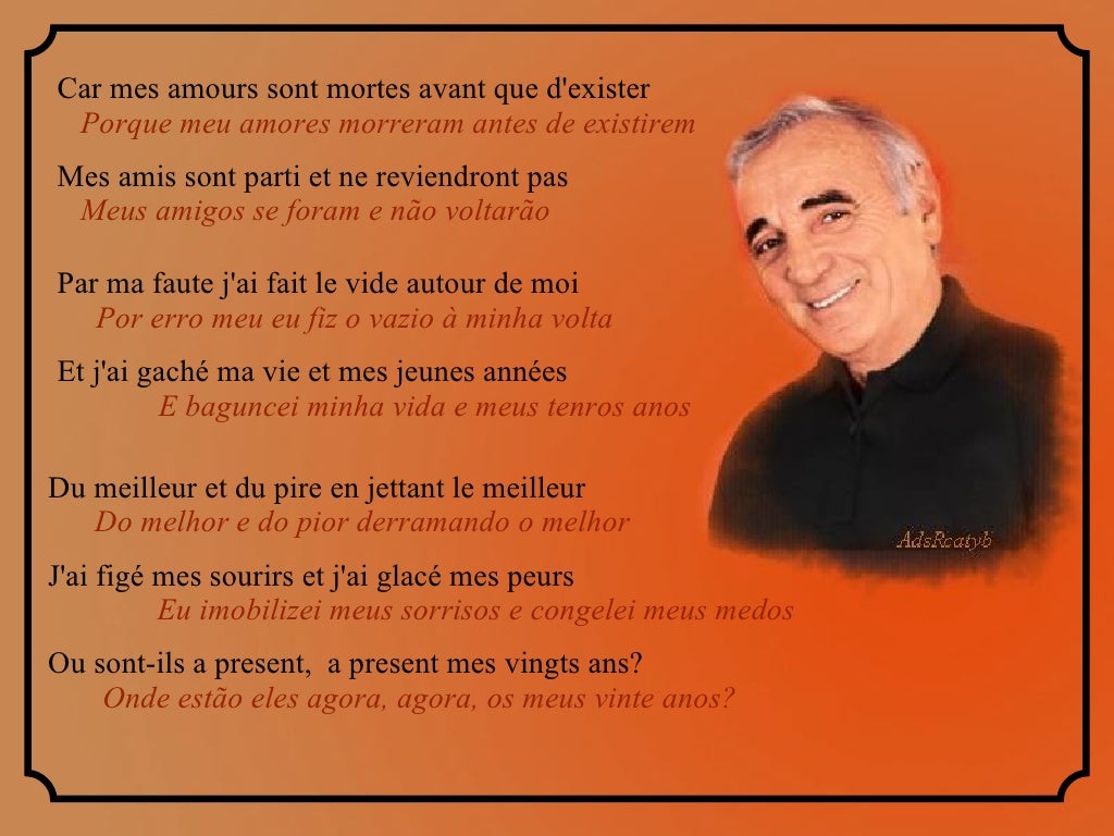 Hier Encore Paroles Charles Aznavour Hier Encore Charles Aznavour