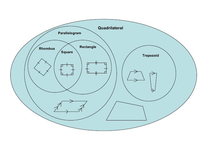 hierarchical graphic organizer quadrilateral venn diagram