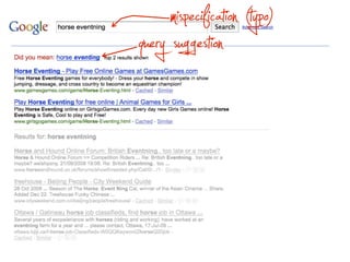 mispecification (typo)
query suggestion
 