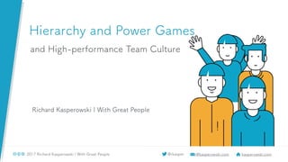 Agile Bull City - Hierarchy, Power Games, and High-performance Team Culture