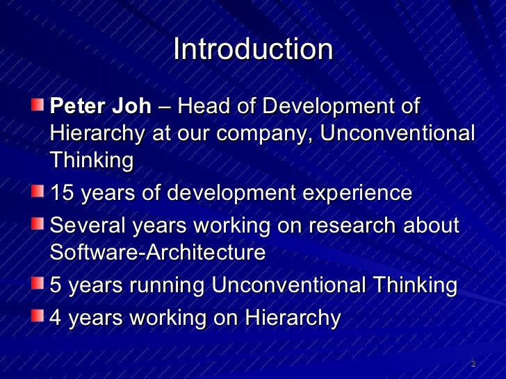 Why Java Needs Hierarchical Data