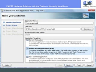EAIESB  Software Solutions – Oracle Fusion --- Hierarchy View Demo  