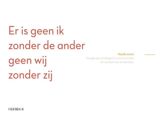 HIER BEN IK inspiratieboekje