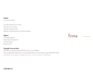 HIER BEN IK inspiratieboekje