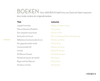 HIER BEN IK inspiratieboekje