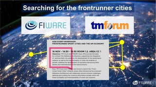 12
Searching for the frontrunner cities
 