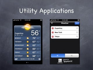 Utility Applications
 