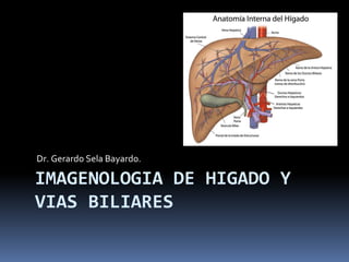 IMAGENOLOGIA DE HIGADO Y
VIAS BILIARES
Dr. Gerardo Sela Bayardo.
 
