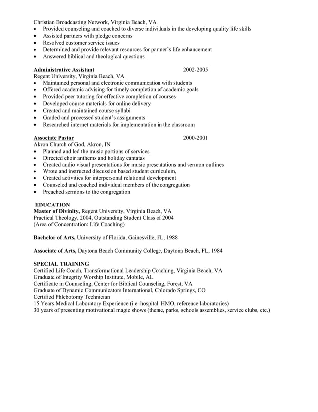 Higgins Resume | PDF