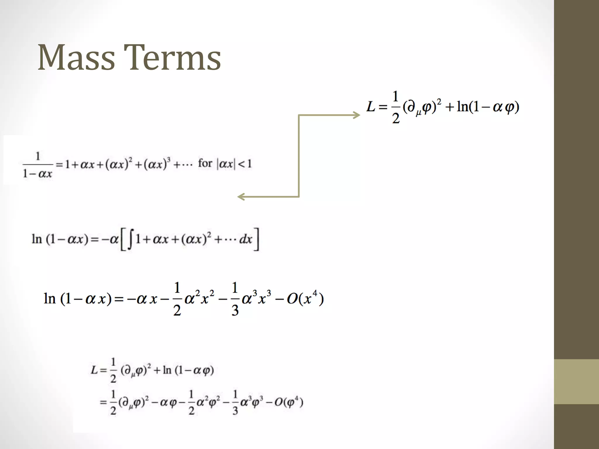 Mass Terms