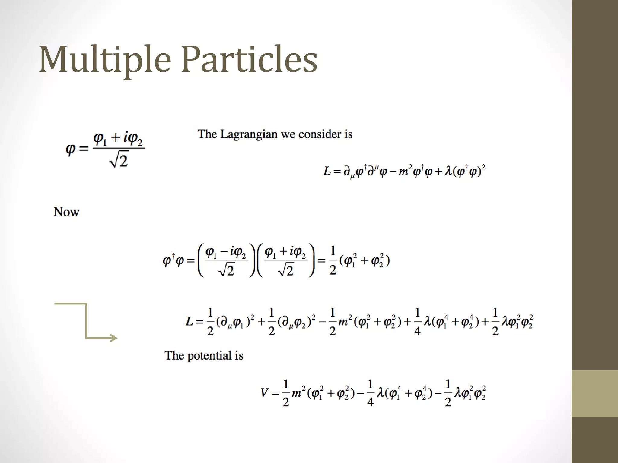 Multiple Particles