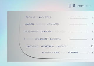 Portfolio d'Architecture