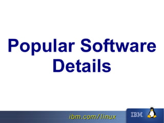 High Availability Linux Clusters