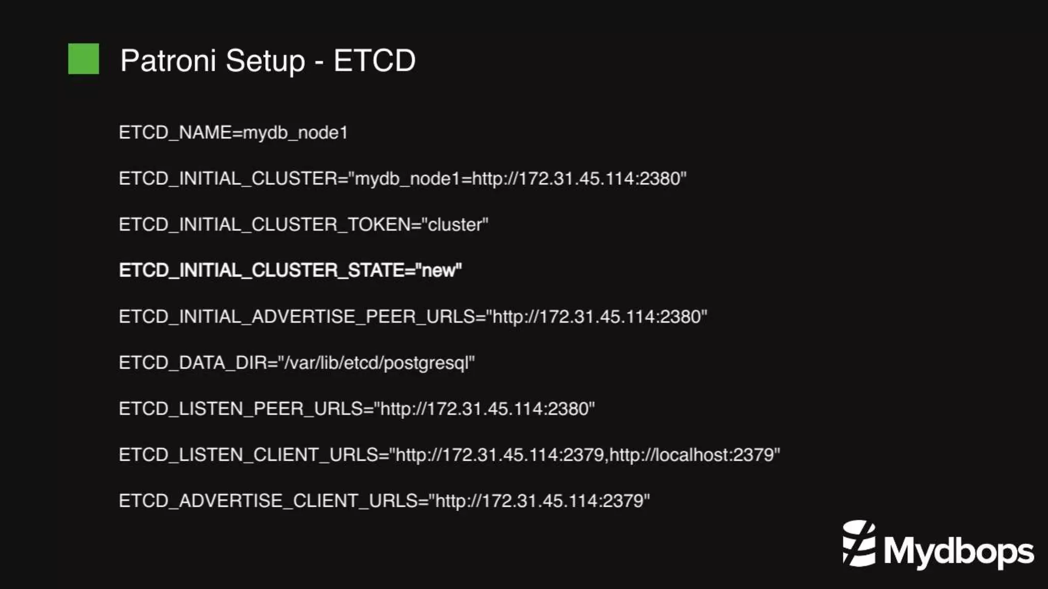 Achieving High Availability in PostgreSQL