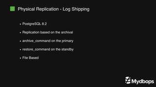Achieving High Availability in PostgreSQL