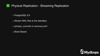 Achieving High Availability in PostgreSQL