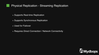 Achieving High Availability in PostgreSQL