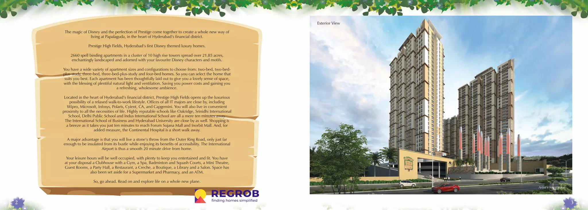 Prestige High Fields Nanakramguda Hyderabad Brochure | PDF
