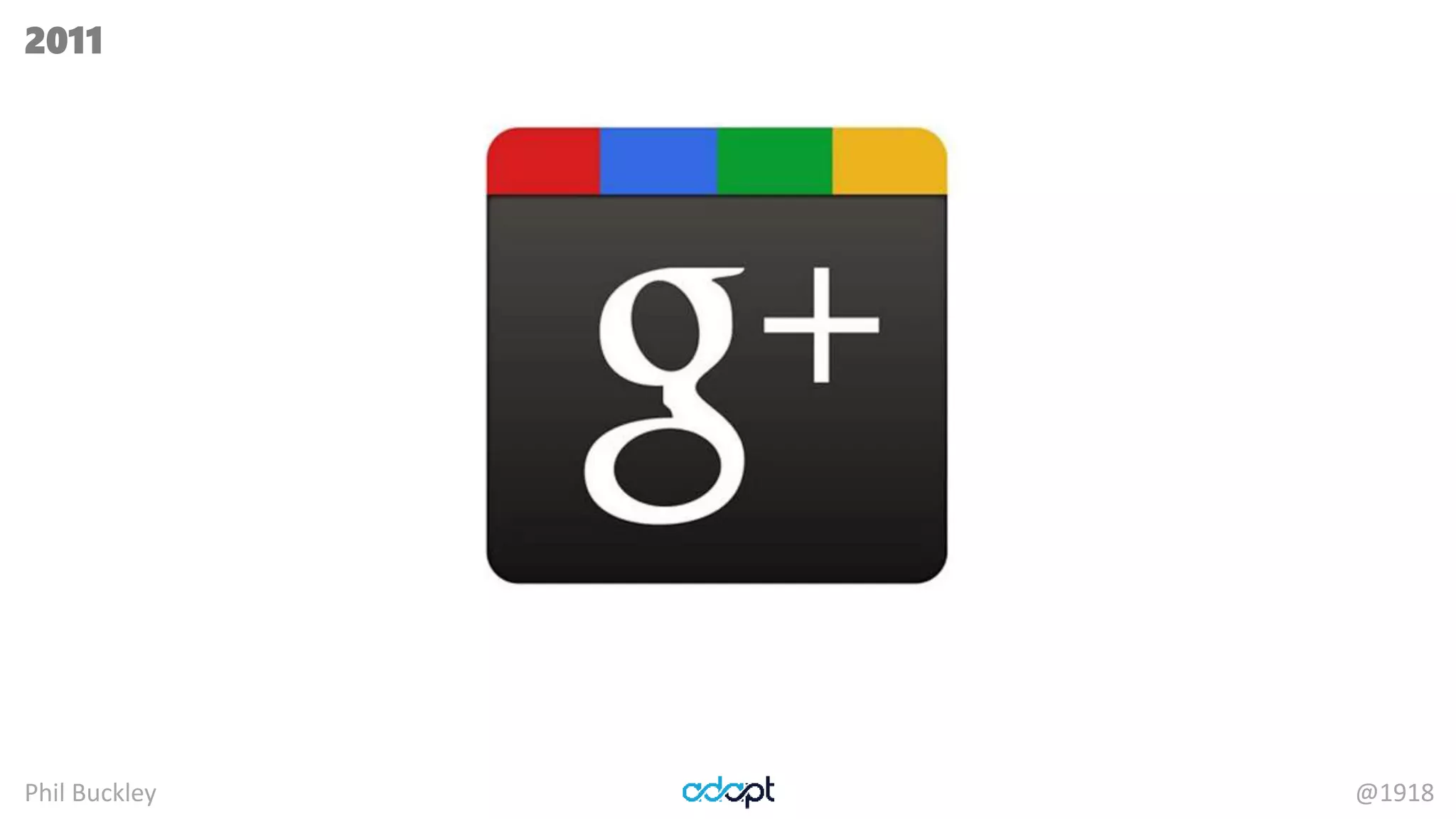 Phil Buckley @1918
2011
 