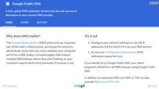 Phil Buckley @1918
2009
 