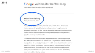 Phil Buckley @1918
2016
 