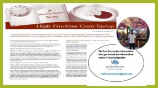 High Fructose Syrup - HFS