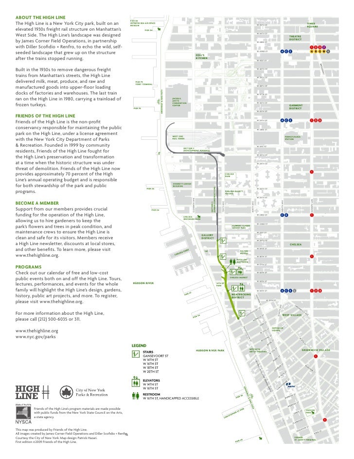 Highline Nyc Map