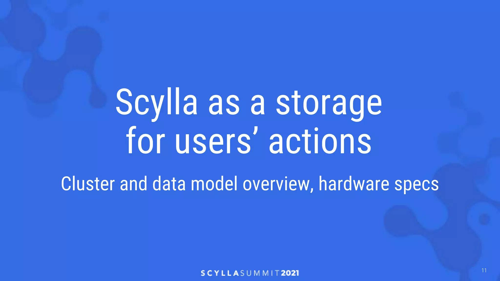High-Load Storage of Users’ Actions with ScyllaDB and HDDs