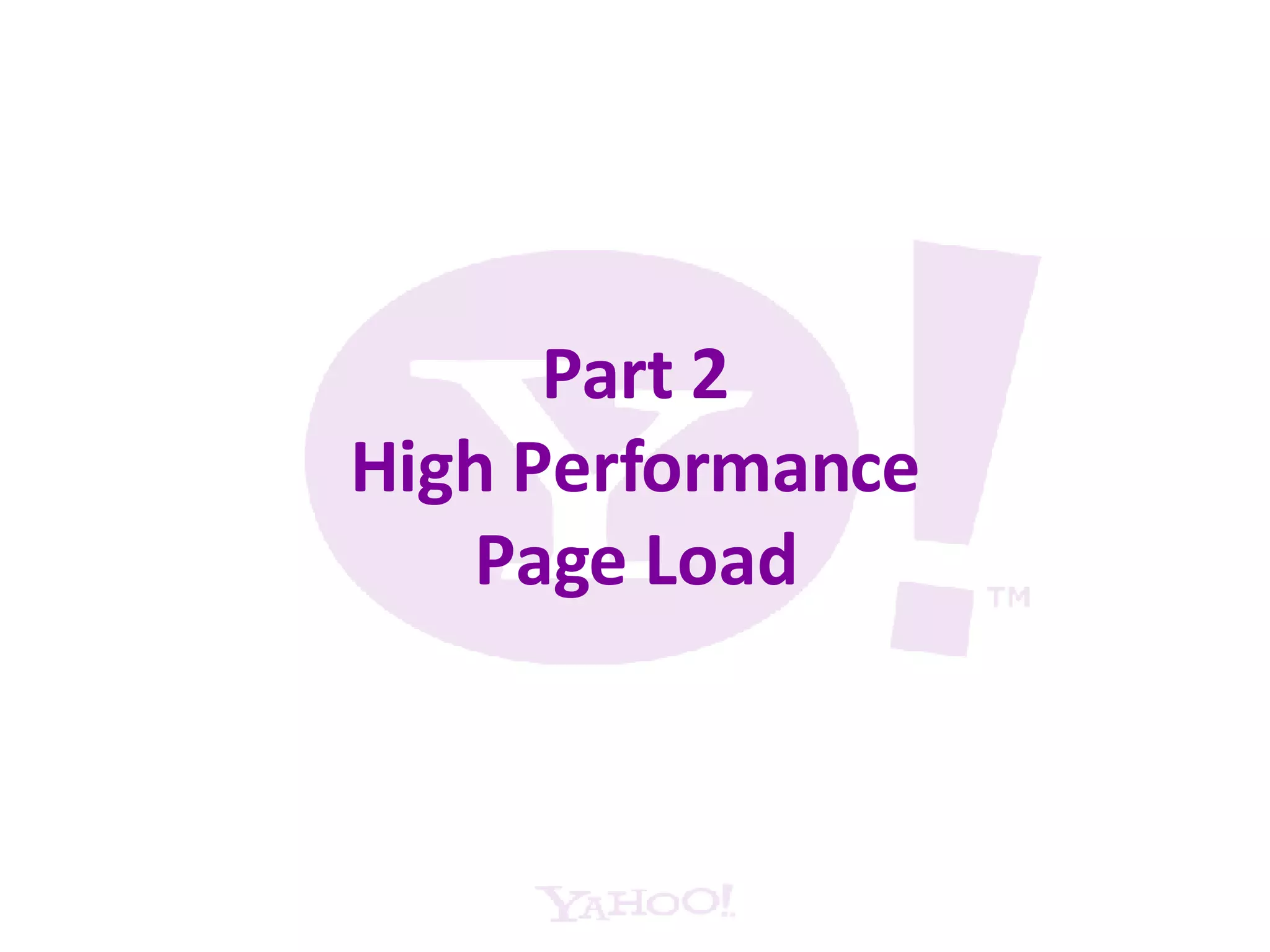 Part 2 High Performance Page Load 