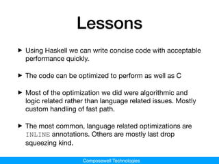 High Performance Haskell | PDF