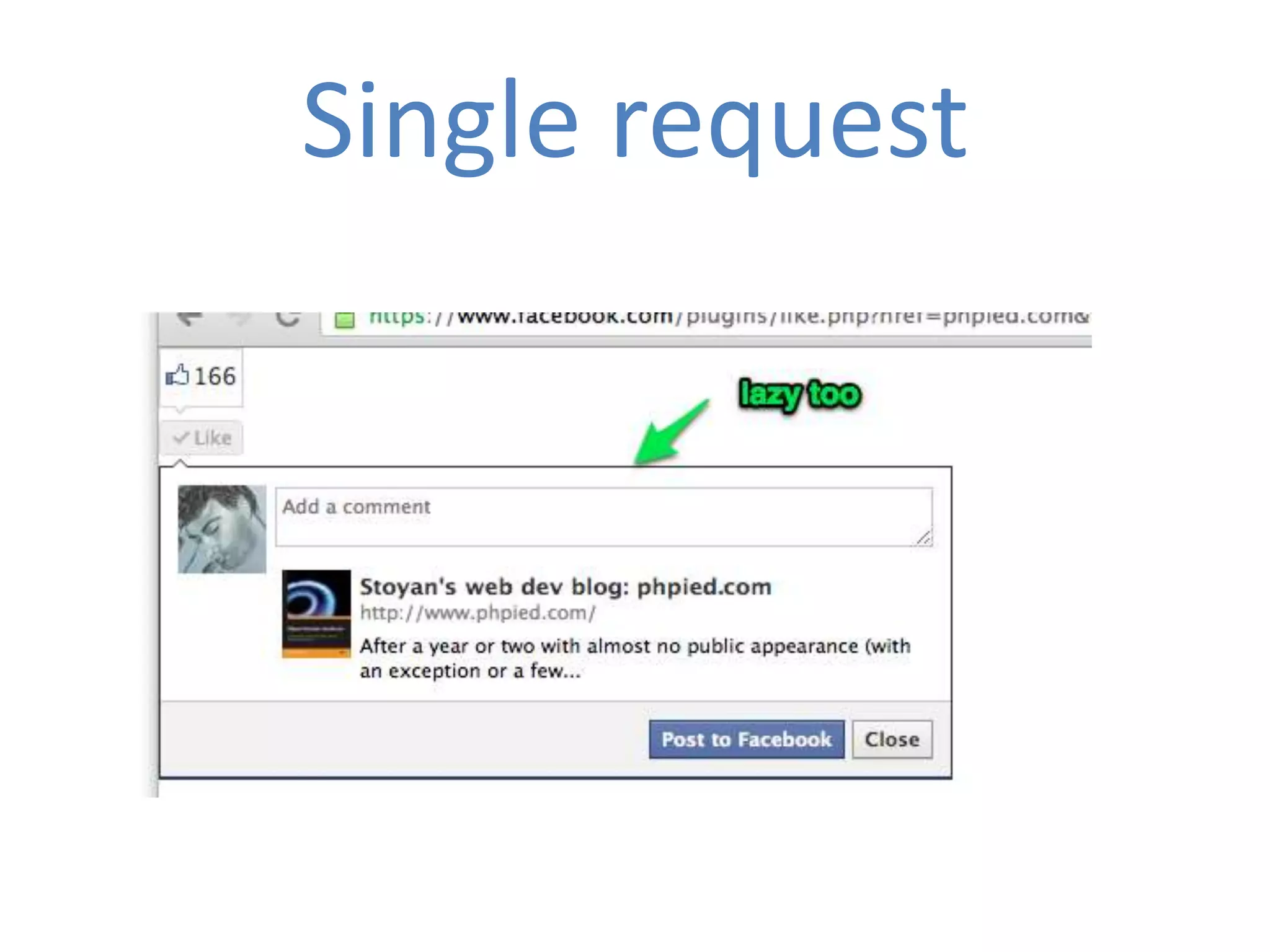 Single request
 