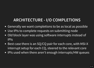 High Performance Storage Devices in the Linux Kernel | PDF