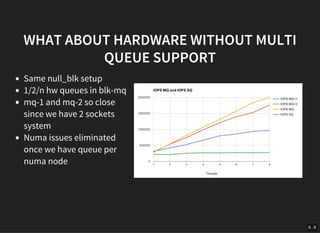 High Performance Storage Devices in the Linux Kernel | PDF