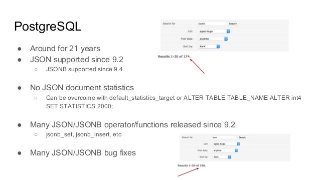PGConf APAC 2018 High Performance Json Postgre sql Vs Mongodb Pgconf apac 2018 high performance json postgre sql vs mongodb