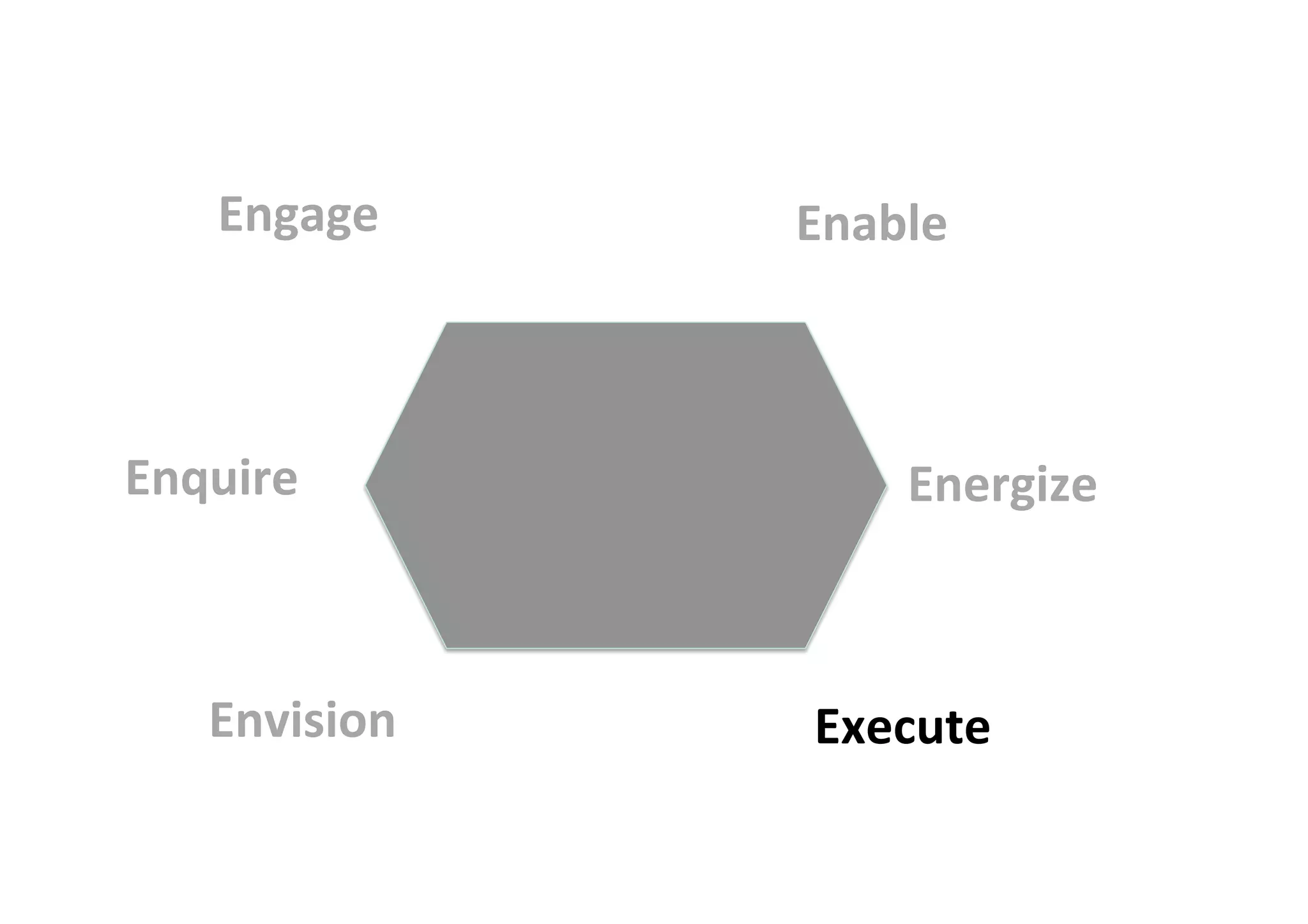 Engage	
   Enable	
  
Energize	
  
Envision	
   Execute	
  
Enquire	
  
 