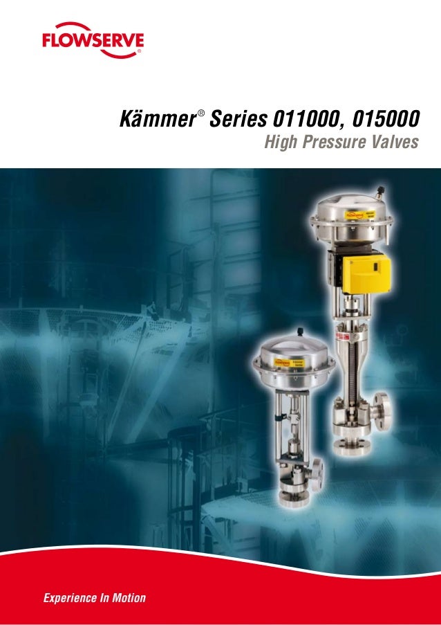 High Pressure Control Valves Kammer