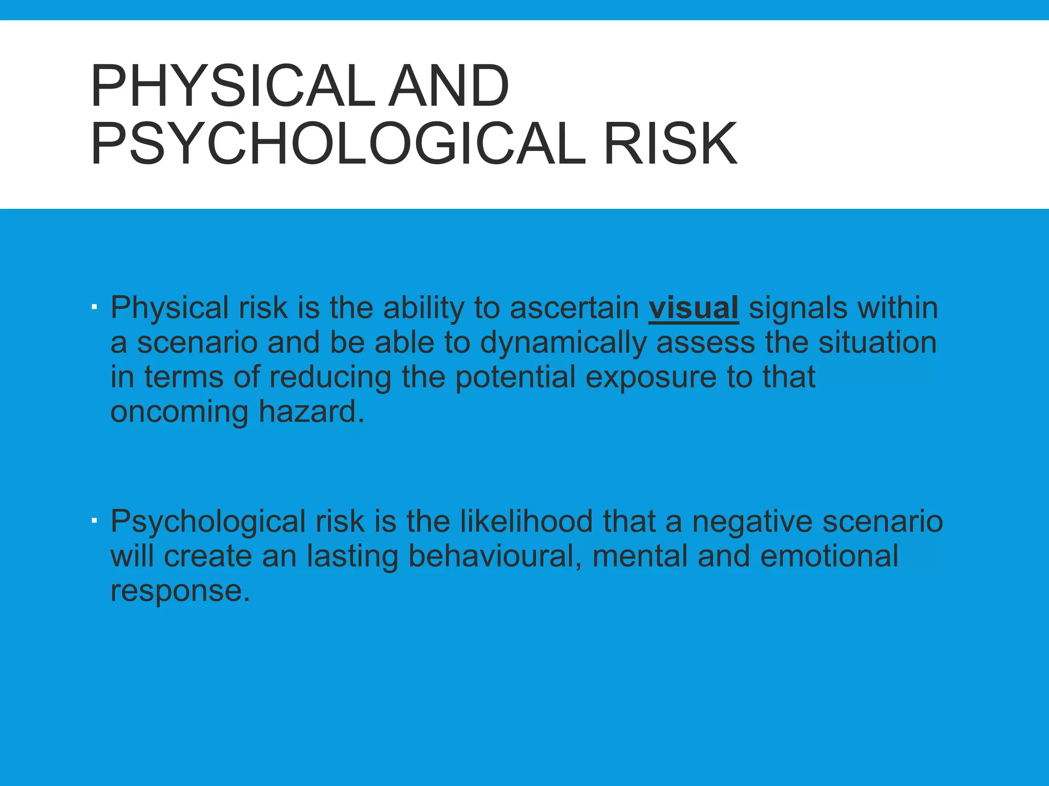 Physical Risk Events HIGH-Risk-Sport-and-Society-Health-and-safety-session.ppt