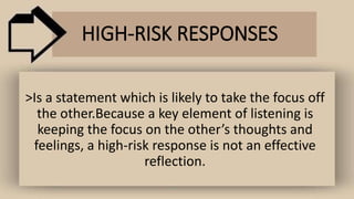 HIGH-RISK RESPONSES(DIASS).ppt slideshax | PPTX