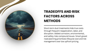 High-Speed vs. Low-Speed Gravel Roads Why Dust Control Strategies ...
