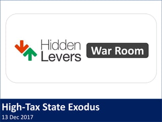 High-Tax State Exodus
13 Dec 2017
War Room
 