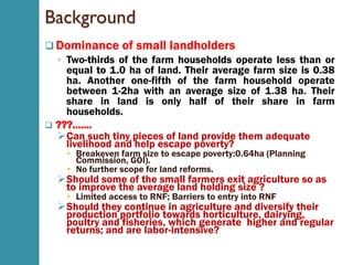 High value agriculture and market linkages in India