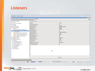 Listeners




            © WSO2 2011
 