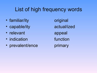 High%20frequency%20words[1] | PPT