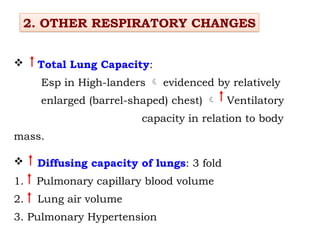 High Altitude physiology and homeostasis | PPTX