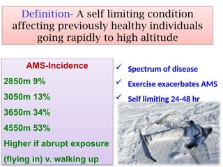 High Altitude physiology and homeostasis | PPTX