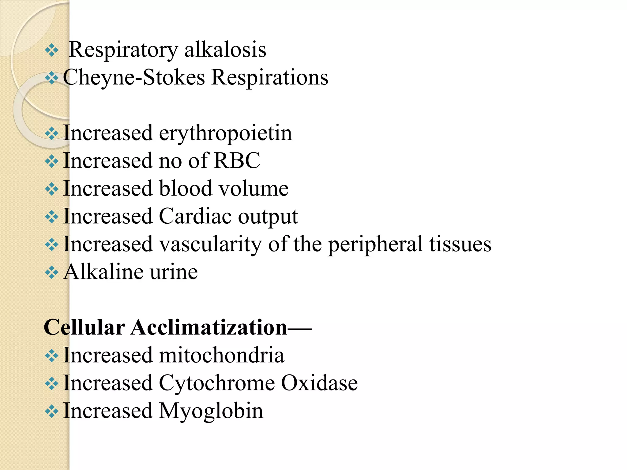 High altitude Physiology | PPTX