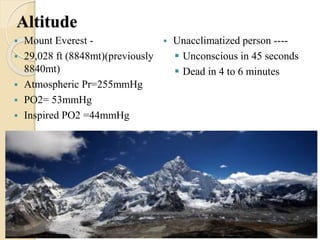 High altitude Physiology | PPTX