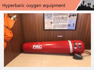 Hyperbaric oxygen equipment
 