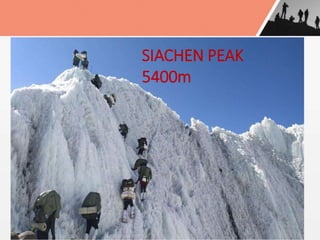 SIACHEN PEAK
5400m
 